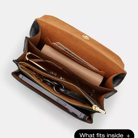 Coach handbag with matching card holder wallet - Picture 4 of 11